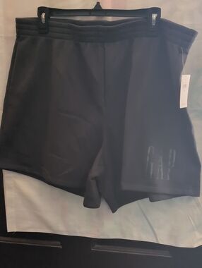 GAP Gray Women's Athletic Shorts with Subtle Logo